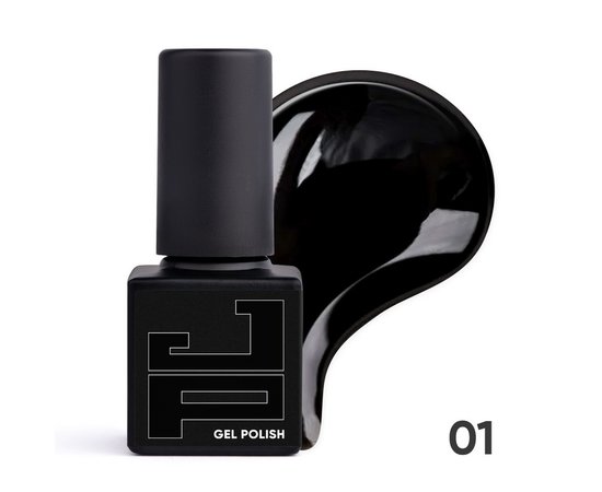 Изображение  Gel polish Jerden Proff №001 Black, 5 ml, Volume (ml, g): 5, Color No.: 1