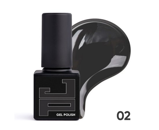 Изображение  Gel polish Jerden Proff №002 Graphite graphite, 5 ml, Volume (ml, g): 5, Color No.: 2