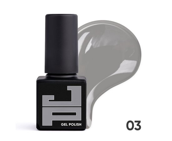 Изображение  Gel polish Jerden Proff №003 Light gray, 5 ml, Volume (ml, g): 5, Color No.: 3