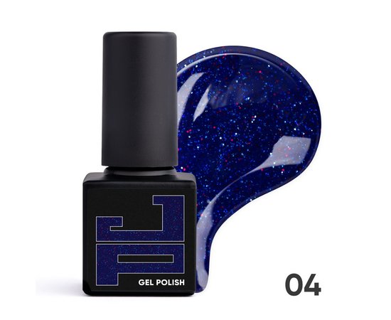 Изображение  Gel polish Jerden Proff №004 Galaxy blue, 5 ml, Volume (ml, g): 5, Color No.: 4