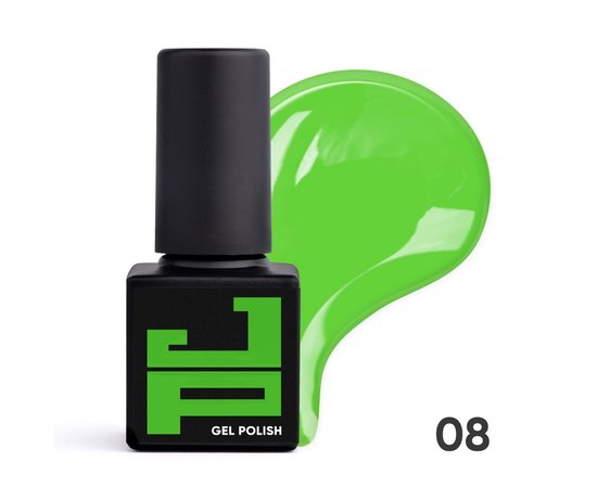 Изображение  Гель-лак Jerden Proff №008 Light green светло-зеленый, 5 мл, Объем (мл, г): 5, Цвет №: 008