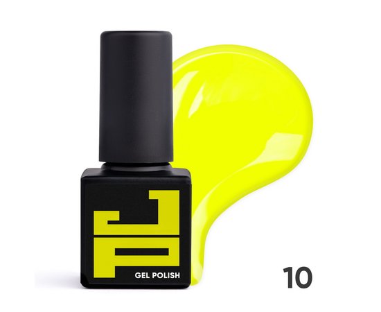 Зображення  Гель-лак Jerden Proff №010 Neon yellow неоново-жовтий, 5 мл, Об'єм (мл, г): 5, Цвет №: 010