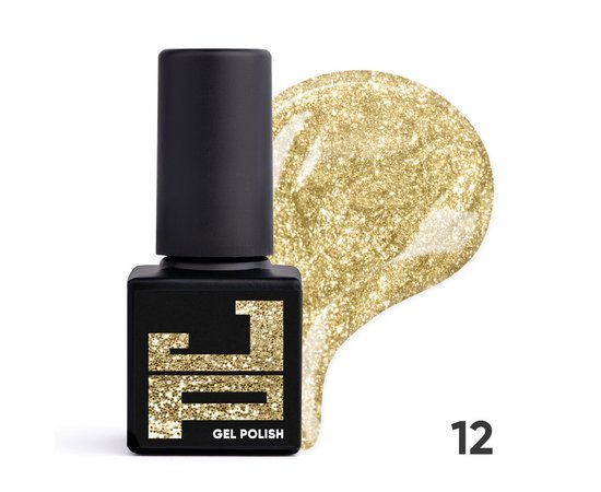 Изображение  Gel polish Jerden Proff №012 Gold mica golden mica, 5 ml, Volume (ml, g): 5, Color No.: 12