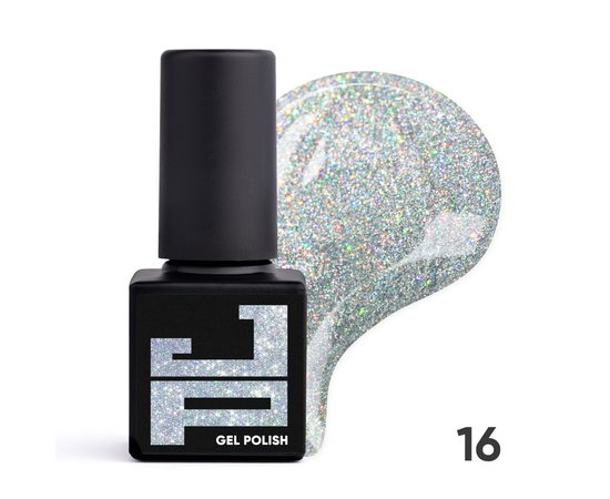 Изображение  Gel polish Jerden Proff №016 Holographic, 5 ml, Volume (ml, g): 5, Color No.: 16