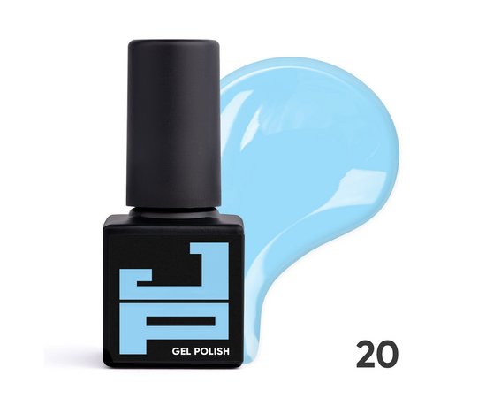 Изображение  Gel polish Jerden Proff №020 Sky, Sky Blue, 5 ml, Volume (ml, g): 5, Color No.: 20