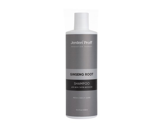 Изображение  Jerden Proff Ginseng Root Men's Shampoo with Ginseng and Cedar Oil for All Hair Types, 400 ml