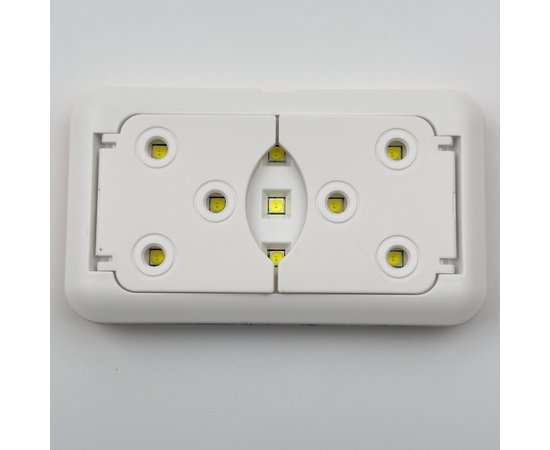 Изображение 3 Мини UV/LED лампа Sun 12 Plus для сушки ногтей на USB (складная), 60 Вт. Розовый
