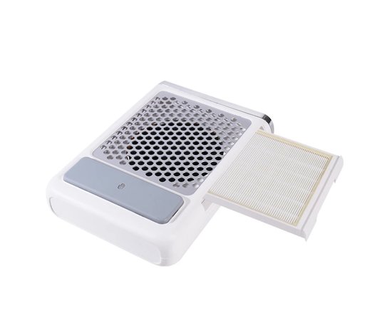 Изображение 5 Manicure hood 858-7 on battery with HEPA filter and sensor 80 W 4500 rpm, white