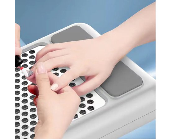 Изображение 6 Manicure hood 858-7 on battery with HEPA filter and sensor 80 W 4500 rpm, white