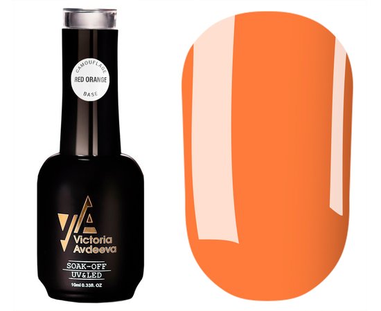 Изображение  Victoria Avdeeva Camouflage Base No.006 Red Orange, 10 ml, Volume (ml, g): 10, Color No.: 6