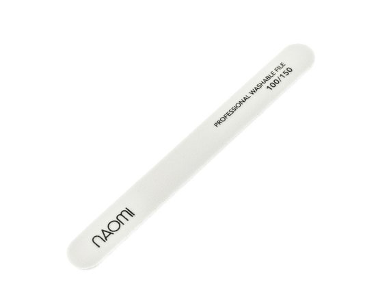 Изображение  Naomi Straight Nail File 100/150 Grit, White