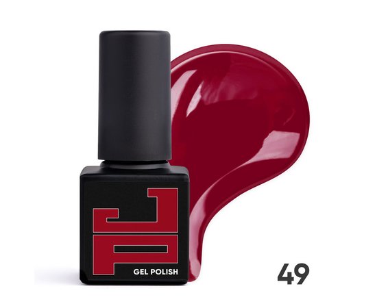 Изображение  Gel polish Jerden Proff №049 Burgundy burgundy, 5 ml, Volume (ml, g): 5, Color No.: 49