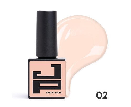 Изображение  Jerden Proff Smart Base №02 camouflage rubber base, pink-nude, 10 ml, Volume (ml, g): 10, Color No.: 2