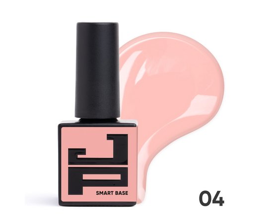 Изображение  Jerden Proff Smart Base №04 camouflage rubber base, warm pink, 10 ml, Volume (ml, g): 10, Color No.: 4