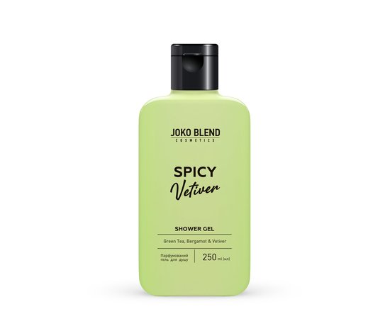 Изображение  Парфюмированный гель для душа Пряный ветивер Joko Blend Shower Gel Spicy Vetiver, 250 мл