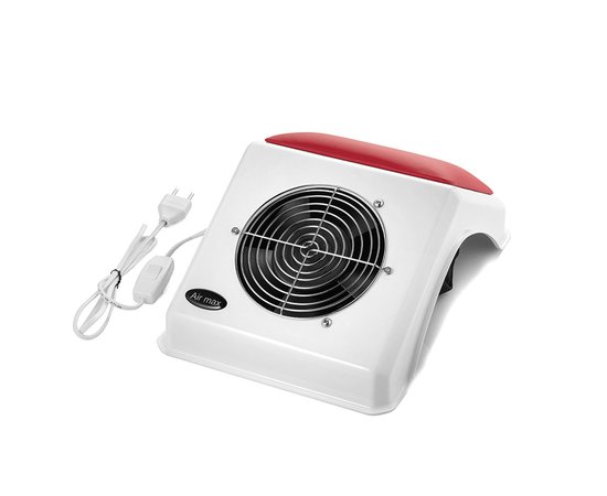 Изображение  Desktop manicure hood Air Max N3 with a red overlay, 60 W