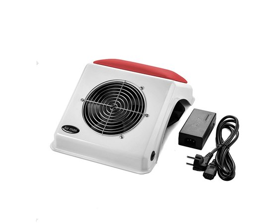 Изображение  Desktop manicure hood Air Max N4 Pro with a red overlay, 65 W