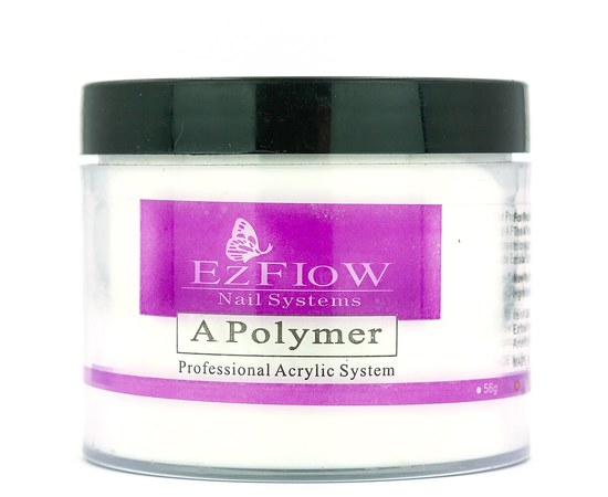 Изображение  Acrylic powder for nails EzFlow Nail Systens 113 g, Clear