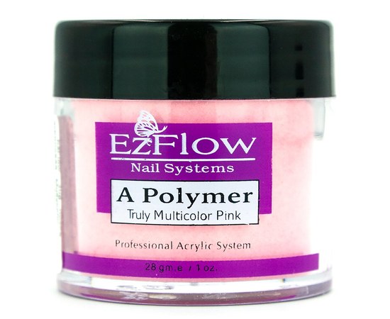 Изображение  Acrylic powder for nails EzFlow Nail Systens 30 g, Multicolor Pink