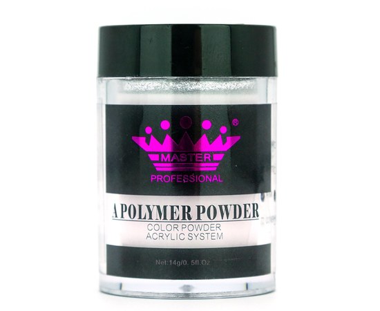 Изображение  Acrylic nail powder Master Professional Powder 14 g, Clear