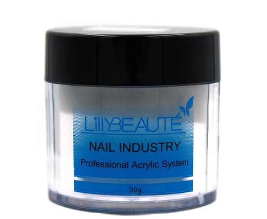 Изображение  Acrylic powder for nails Lilly Beaute Powder Clear 30 g
