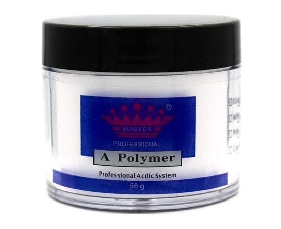 Изображение  Acrylic powder for nails Master Professional Powder White 56 g