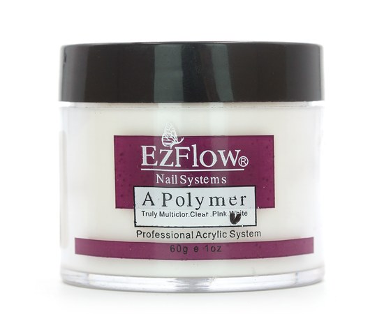 Изображение  Acrylic powder for nails EzFlow Nail Systens 60 g, White