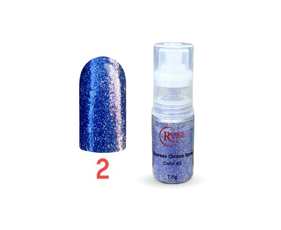 Изображение  Спрей для экспресс-эффекта омбре Roks Express Ombre Spray №2, 7.5 г