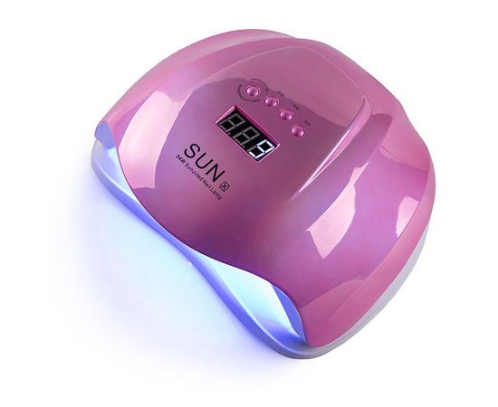 Изображение  Lamp for nails and shellac SUN X UV + LED 54 W, Mirror pink