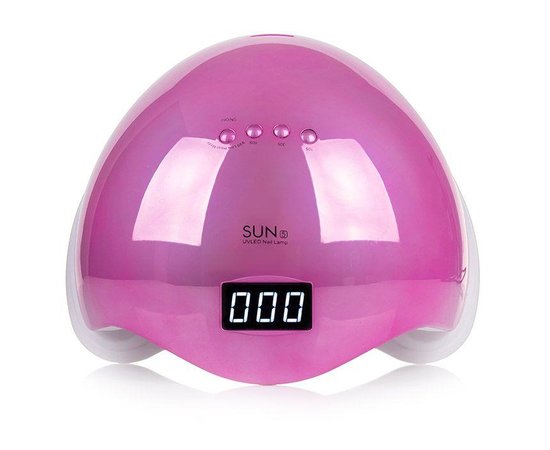 Изображение 2 Лампа для ногтей и шеллака SUN 5 хамелеон UV+LED 48 Вт Розовая