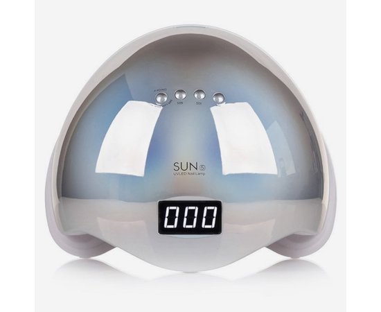 Зображення 2 Лампа для нігтів та шелаку SUN 5 хамелеон UV+LED 48 Вт Срібло
