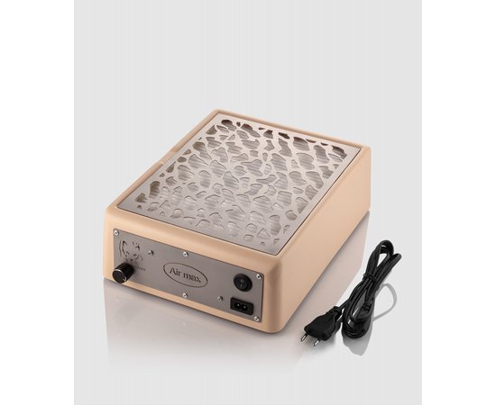 Изображение  Dry dust extractor with filter 2 in 1 tabletop/pedicure Air Max Panther beige/steel, 66 W