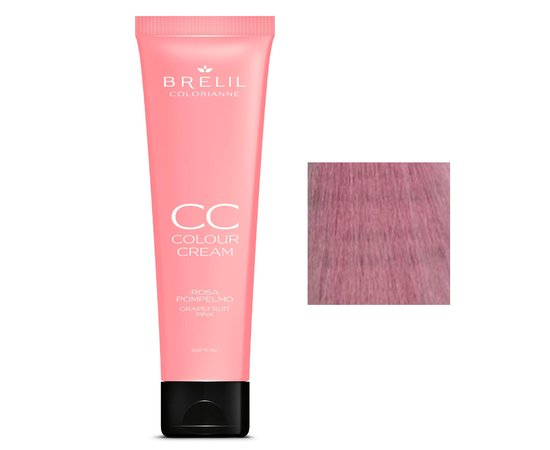 Зображення  Колоруючий крем BRELIL CC COLOR CREAM із зволожуючим ефектом Pink grapefruit, 150 мл, Об'єм (мл, г): 150, Колір: Pink grapefruit