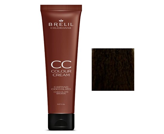 Зображення  Колоруючий крем BRELIL CC COLOR CREAM із зволожуючим ефектом Chocolate brown, 150 мл, Об'єм (мл, г): 150, Колір: Chocolate brown