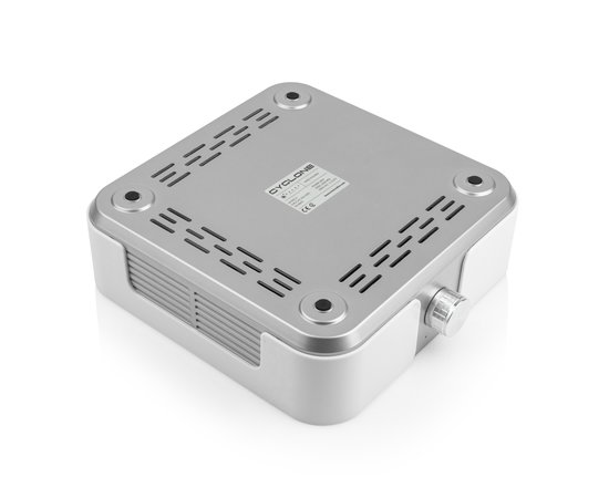 Изображение 6 Вытяжка настольная для маникюра Bucos CYCLONE X SILVER на 60 Вт, серебро, Вариант: серый