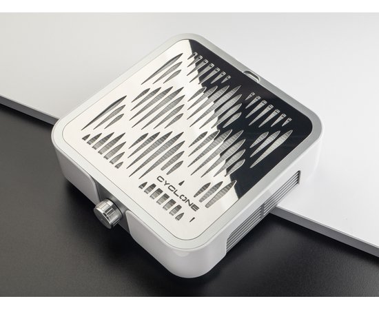 Изображение 9 Вытяжка настольная для маникюра Bucos CYCLONE X SILVER на 60 Вт, серебро, Вариант: серый