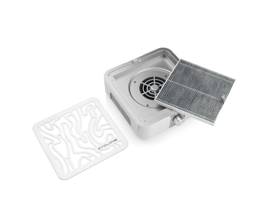 Изображение 2 Вытяжка настольная для маникюра Bucos CYCLONE X 2 SILVER на 72 Вт, серебро
