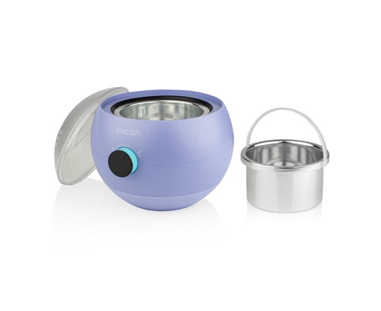 Изображение  Jar wax melter Smooth Dl-500 100 W 500 ml, lavender  , Volume (ml, g): 500, Color: лавандовый