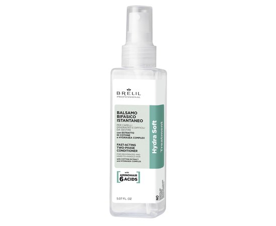 Изображение  Brelil Fast-Acting Two-Phase Conditioner Hydra Soft, 150 ml