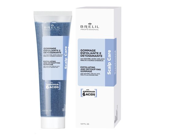 Изображение  Скраб для кожи головы Brelil Exfoliating And Detoxifying Gommage Scalp Care, 150 мл