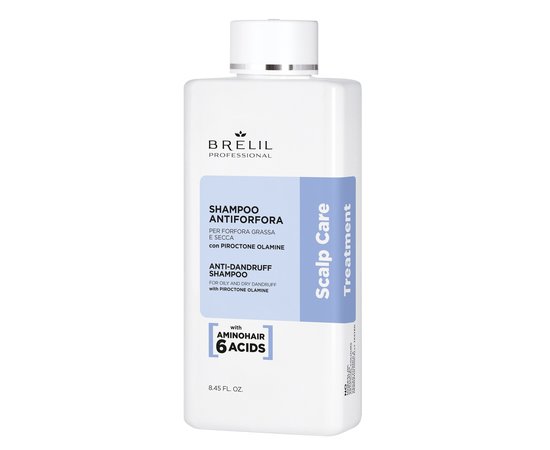 Изображение  Шампунь против перхоти Brelil Anti-Dandruff Shampoo Scalp Care, 250 мл, Объем (мл, г): 250