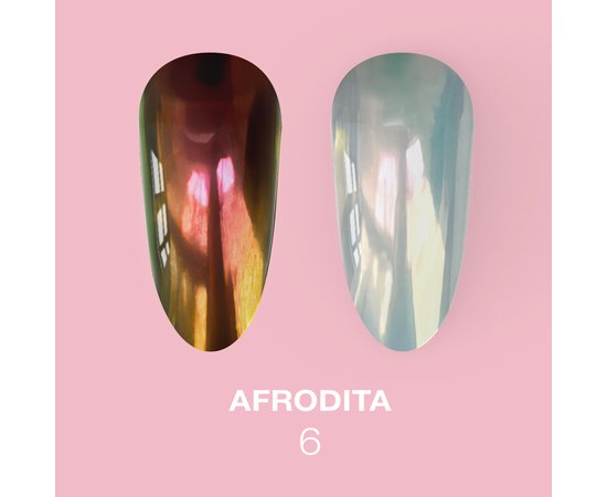 Изображение 7 Комплект втирок для дизайна ногтей LUNAMoon Afrodita Nail Powder Set, 6 шт