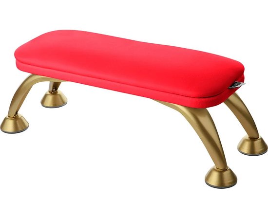 Изображение  Manicure hand rest on gold legs Air Max red