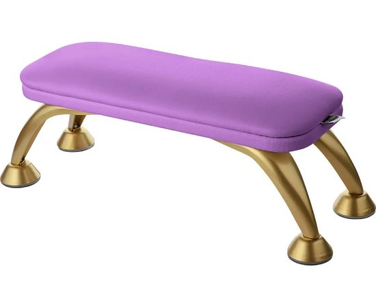 Изображение  Manicure hand rest on gold legs Air Max purple