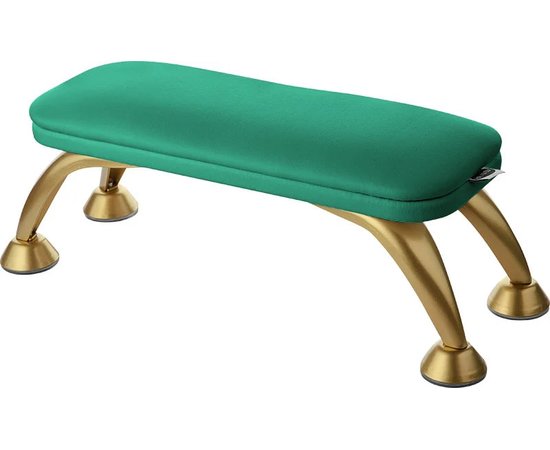 Изображение  Manicure hand rest on gold legs Air Max emerald