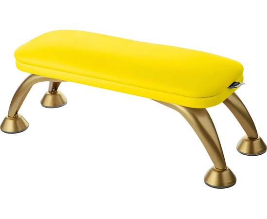 Изображение  Manicure hand rest on gold legs Air Max yellow