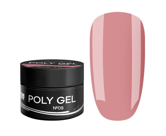 Изображение  POLY GEL LUXTON 30мл № 09 (банка), Volume (ml, g): 30, Color: 9