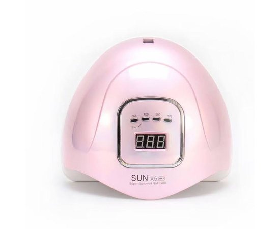 Изображение  Lamp for manicure LED/UV Sun X 5 MAX 120 W, pink-holographic