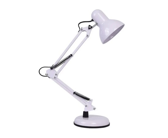 Изображение  Table lamp 811B on a stand and clamp (with fastening) - for lighting the workplace White