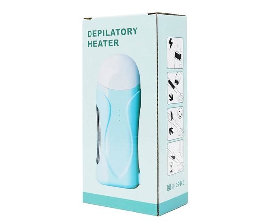Зображення 3 Воскоплав касетний Depilatory heater YSM-63A бірюзовий для депіляції (без бази), 40 Вт.